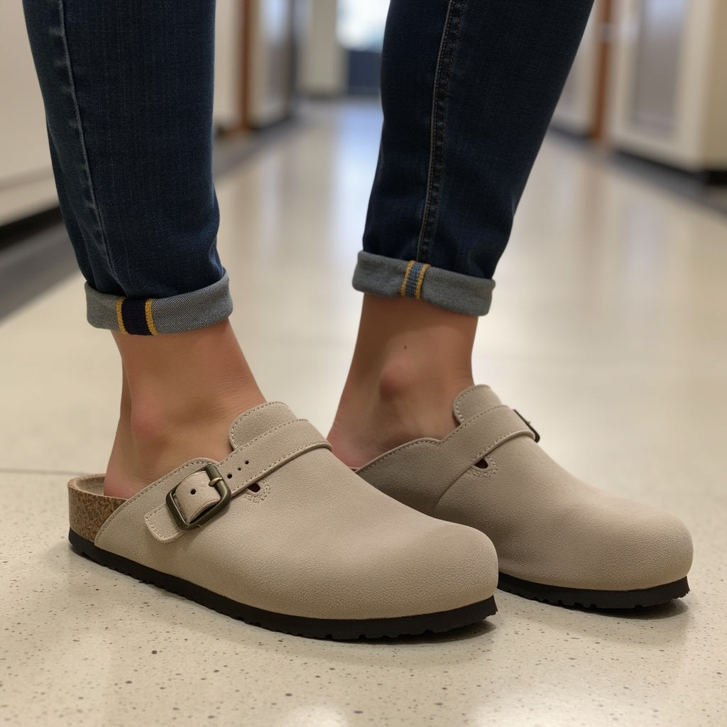 The Original - Chic Comfort Suede Clogs